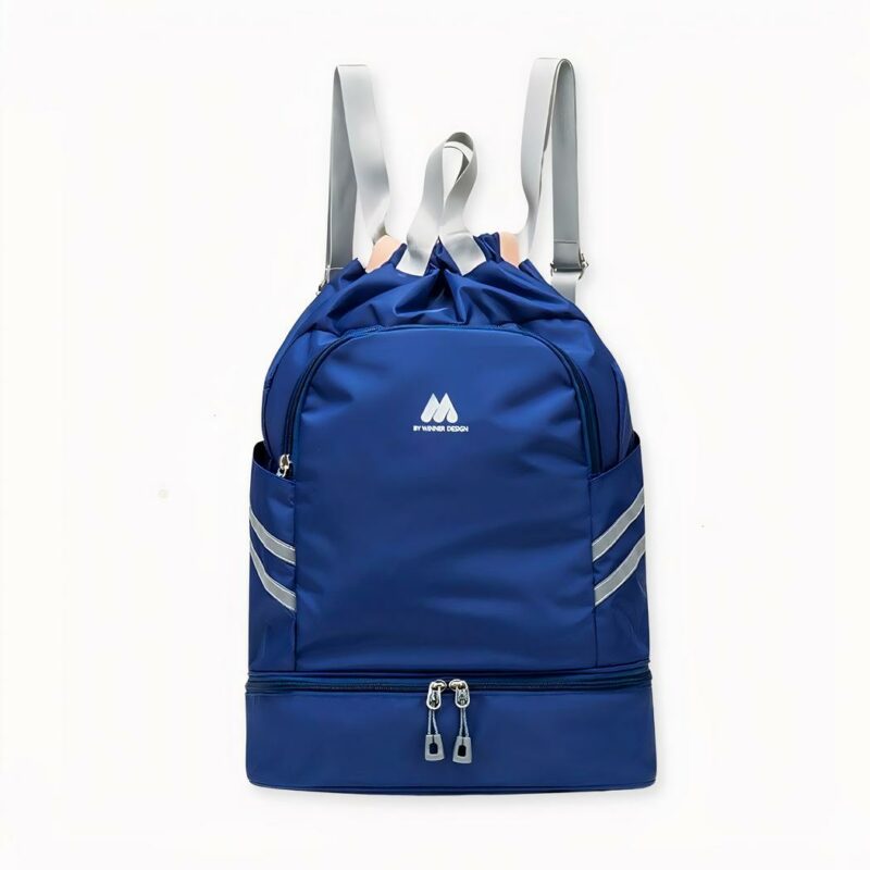 IMG_Sac_ý _dos_natation_avec_compartiment_chaussures_1F Deze zwemrugzak is perfect voor alle watersporters.