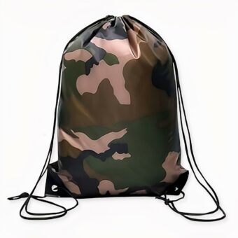 Kleine camouflage rugzak met trekkoord - Rugzak met trekkoord