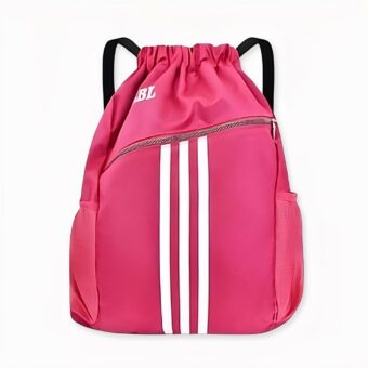 Eenvoudige, praktische sportrugzak in roze.