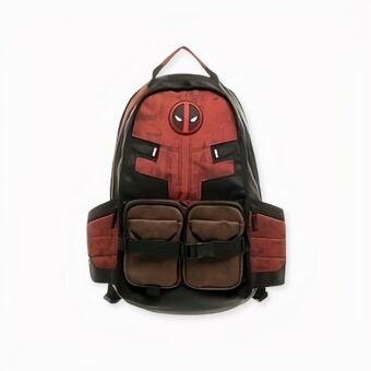 Deadpool rugzak voor studenten en volwassenen, goede kwaliteit en zeer praktisch, zwart en rood.