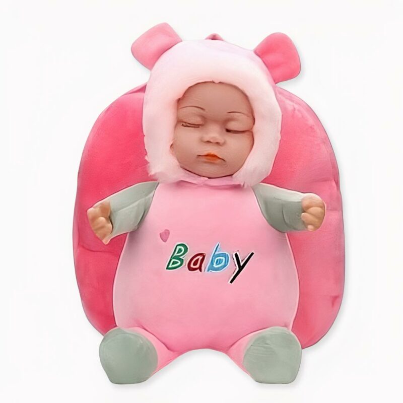 Roze 3D pluche babydekenzak, goede kwaliteit en zeer modieus.