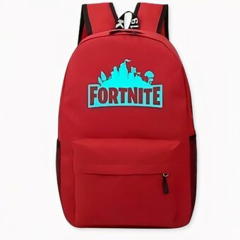 Fortnite rugzak in effen rood. Goede kwaliteit en zeer modieus.
