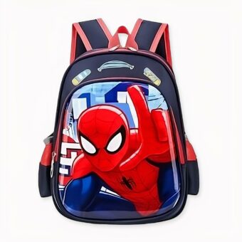 Leuke Spider-Man schoolrugzak met motivatie op de voorkant, goede kwaliteit en erg modieus.