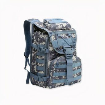 Deze militaire robuustheid is ontworpen om uitstekende prestaties te leveren.  Hij is gemaakt van nylon en is sterk en licht, voor betere zichtbaarheid en gebruiksgemak. Hij heeft een vak voor uw laptop en veel opbergruimte.