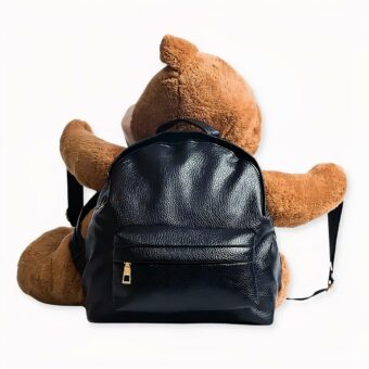 Bruine teddy rugzak, goede kwaliteit en erg trendy.