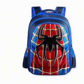 Marvel Rugzak voor kinderen 15 inch | Geweldige boekentas voor jongens | Gewatteerde riemen en ritsvak Schoolbenodigdheden, Spidey Blauw, 15 Inch, Modern