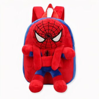 Spider-man rugzak met pluchen rug, goede kwaliteit en erg trendy.