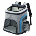Comfortabele kattenrugzak met dubbele opening