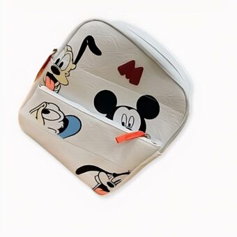 Mickey Mouse minirugzak voor kinderen in wit met bureauachtergrond