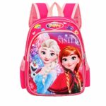 Prinses Anna en Elsa Sneeuwkoningin rugzak in roze