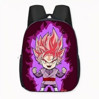 Dragon Ball Super Son Goku saiyen roze rugzak. Goede kwaliteit en zeer modieus.