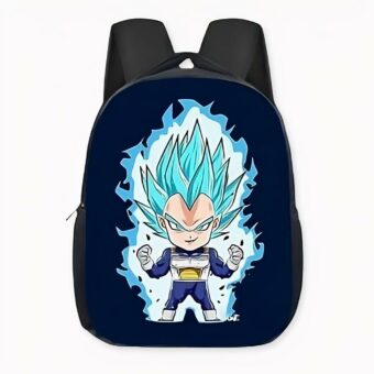 Dragon Ball Z Vegeta blauw saiyan level rugzak. Goede kwaliteit en zeer modieus.