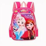 Prinses Anna en Elsa Sneeuwkoningin rugzak in roze, goede kwaliteit en zeer modieus.