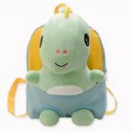 Lilliputter kinderrugzak met grijs dinosaurus pluche. Goede kwaliteit en zeer trendy.