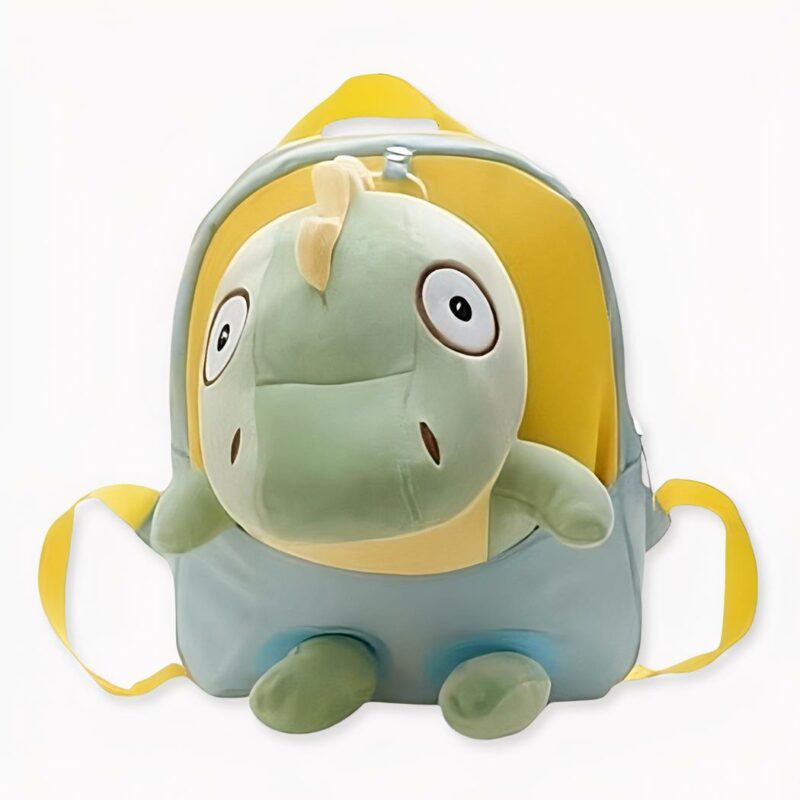 Lilliputter kinderrugzak met geel dinosaurus pluche. Goede kwaliteit en zeer zacht.