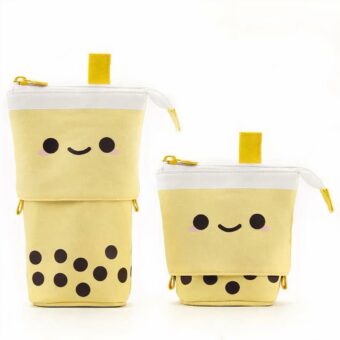 Uitschuifbare etui met Bubble Tea design