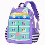 Gabby's Poppenhuis rugzak met kleurrijk huis – vooraanzicht