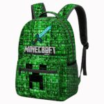 Minecraft rugzak met Creeper – vooraanzicht