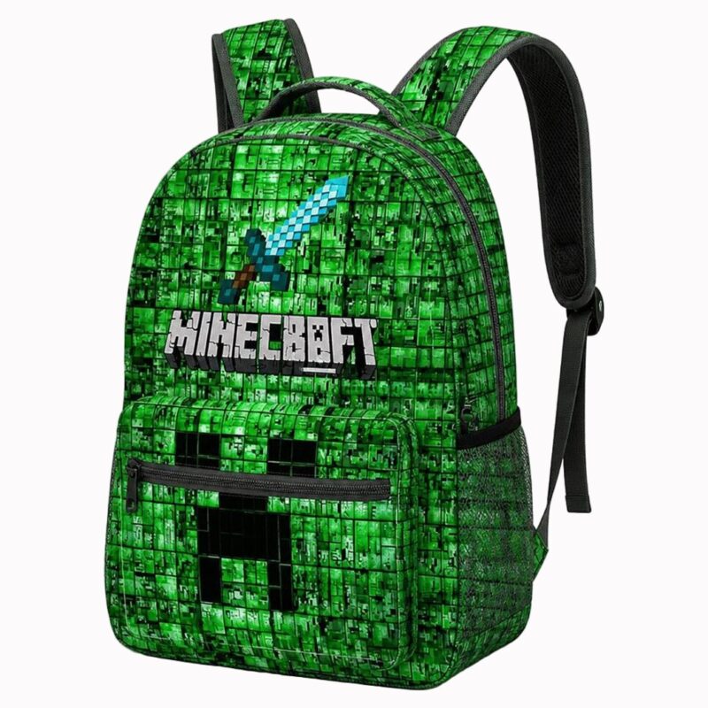 IMG_07_11_sac-a-dos-minecraft-creeper_1 Minecraft rugzak met Creeper – vooraanzicht