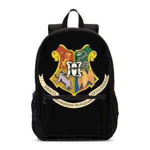 Rugzakken met Hogwarts Crest - Zwart - Harry Potter Hogeschool voor Hekserij en Tovenarij