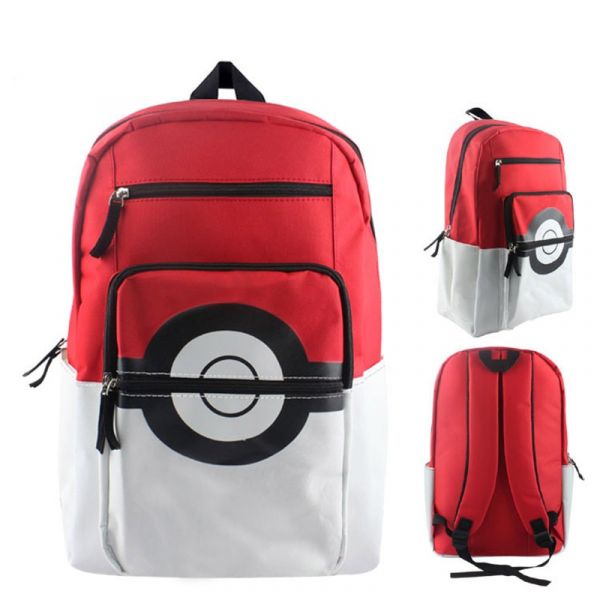 Pokéball Large Backpack - Pokémon: Let'S Go, Pikachu! Ketchum Naar De As