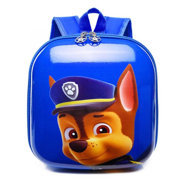 Patrol Square Hard Shell Schooltas - Blauw - Rugzak Voor Kinderen Rugzak