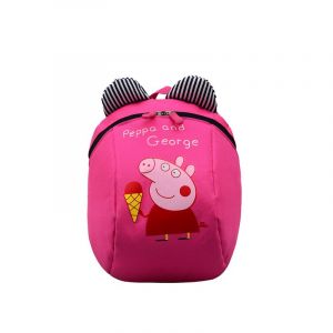Peppa Pig rugzak voor kinderen - Roze - Georges Cochon Kidzroom Peppa Pig Be Happy rugzak