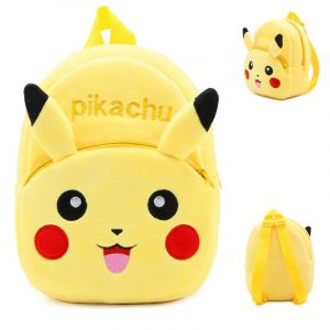 Pokémon pluche rugzak voor kinderen - Geel - Pikachu School Rugzak
