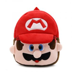 Super Mario pluche rugzak voor kinderen - Super Mario Bros. De gebroeders Mario.