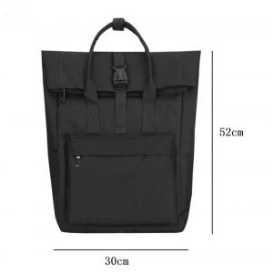 Nylon rugzak Berlin design - Zwart - bagage Handtas
