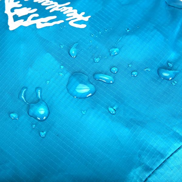 Turquoise Blauwe Waterdichte Opvouwbare Rugzak