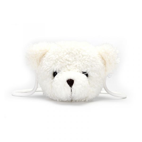 Teddybeer Schoudertas Voor Kinderen Met Witte Achtergrond