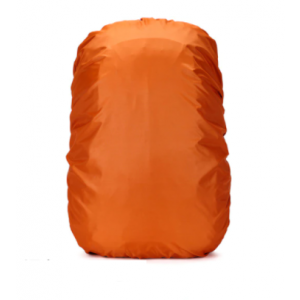 Waterdichte rugzakhoes voor 20 tot 80l oranje met witte achtergrond